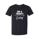 God & Therapy Inspirational Unisex T-Shirt