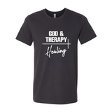 God & Therapy Inspirational Unisex T-Shirt