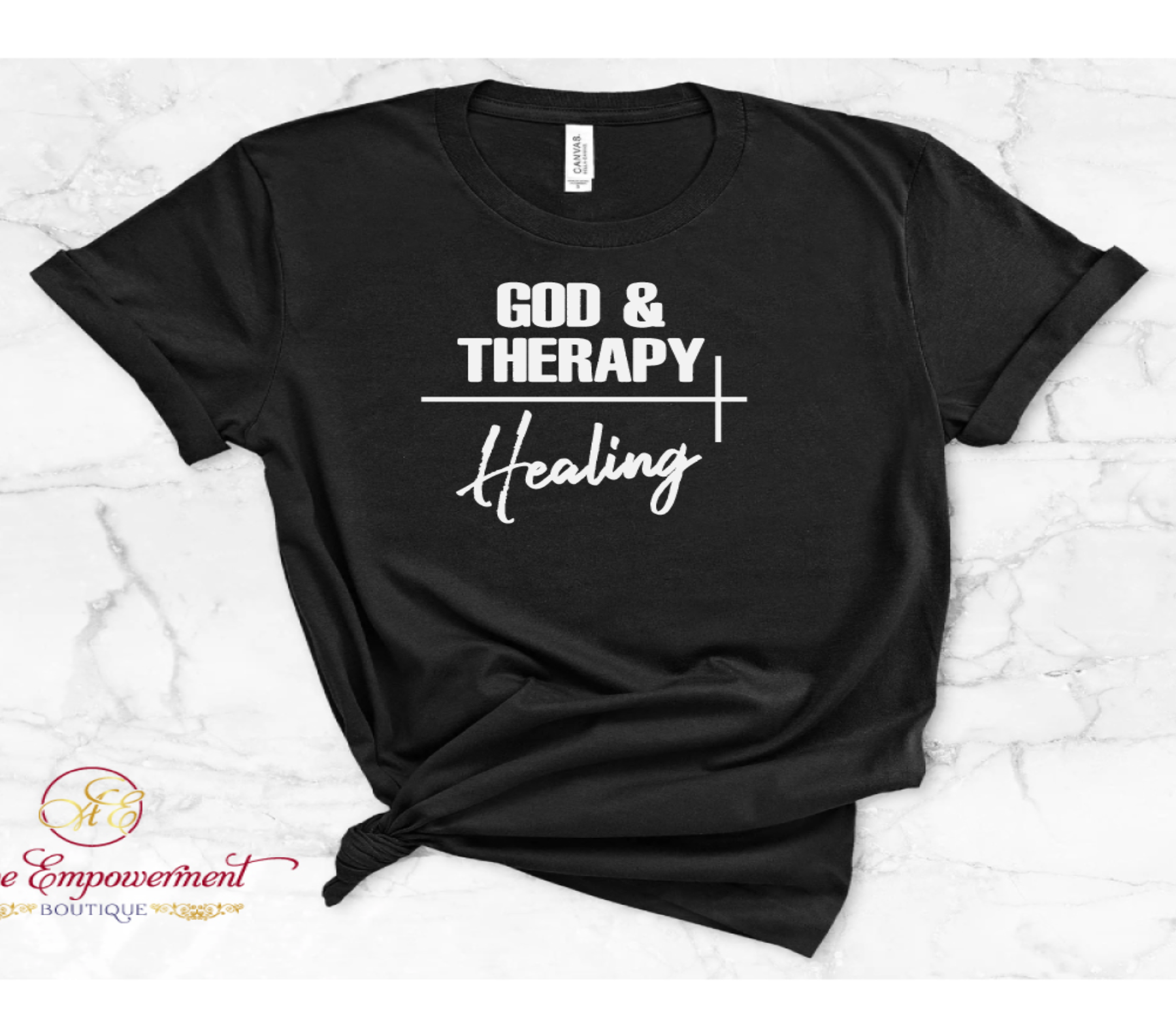 God & Therapy Inspirational Unisex T-Shirt