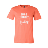 God & Therapy Inspirational Unisex T-Shirt